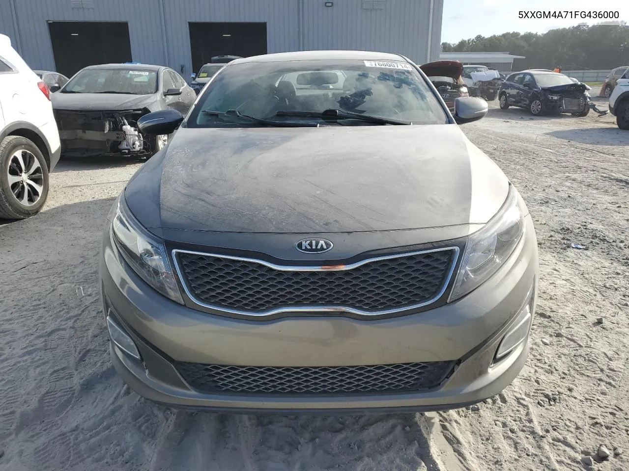 2015 Kia Optima Lx VIN: 5XXGM4A71FG436000 Lot: 76800714