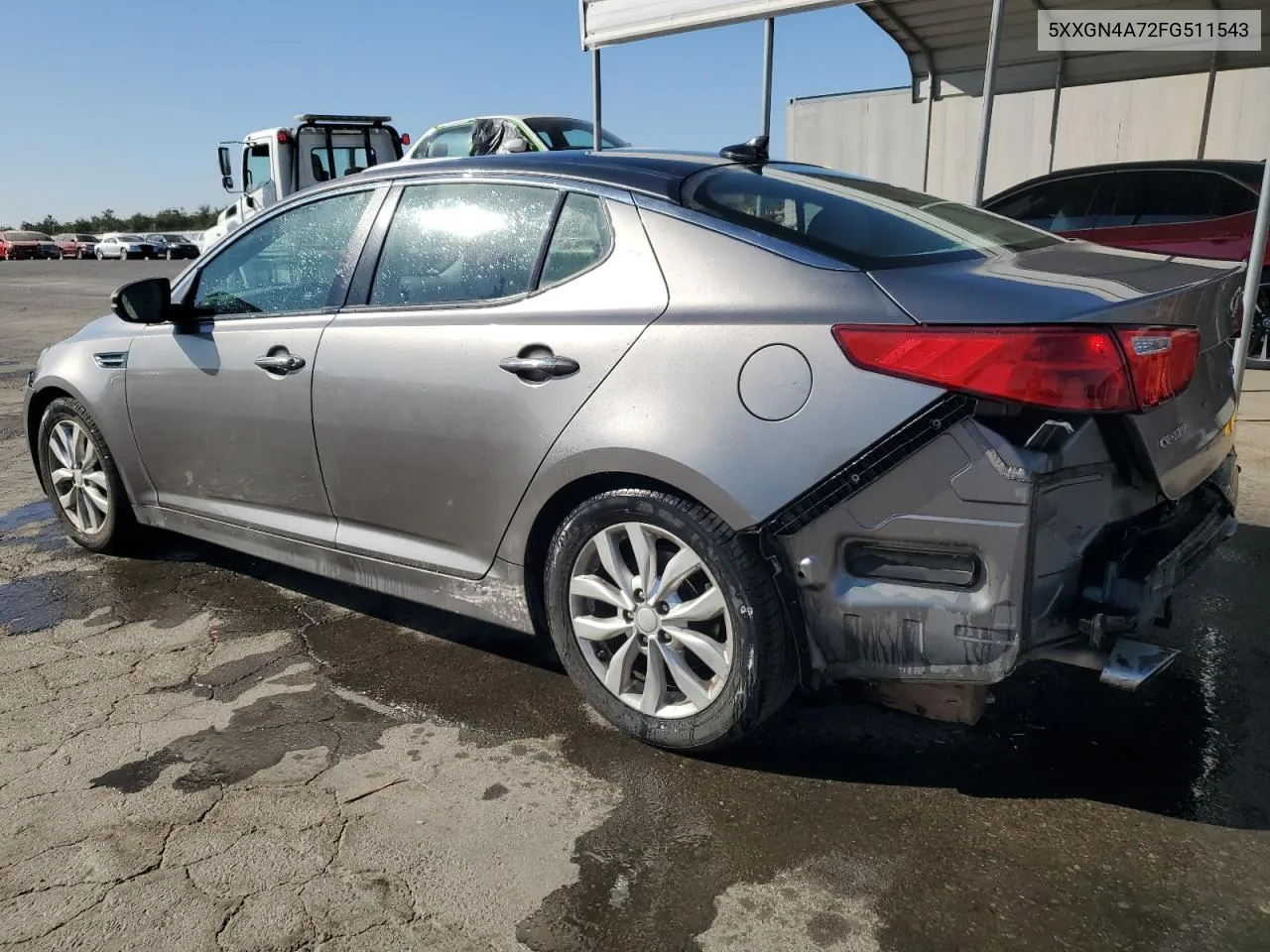 2015 Kia Optima Ex VIN: 5XXGN4A72FG511543 Lot: 77010794