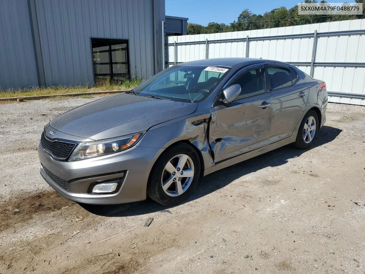 2015 Kia Optima Lx VIN: 5XXGM4A79FG488779 Lot: 77075484