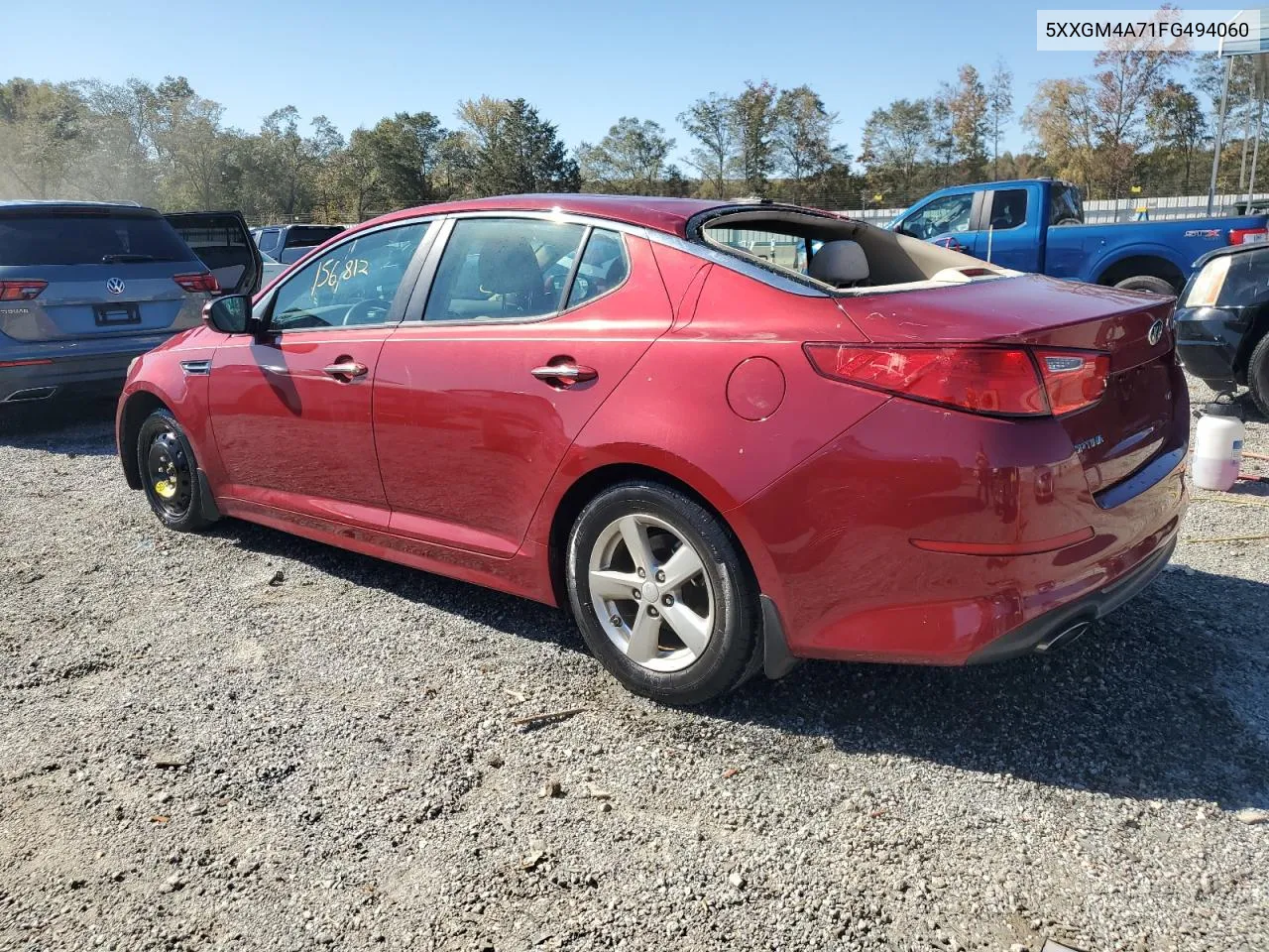 2015 Kia Optima Lx VIN: 5XXGM4A71FG494060 Lot: 77089804