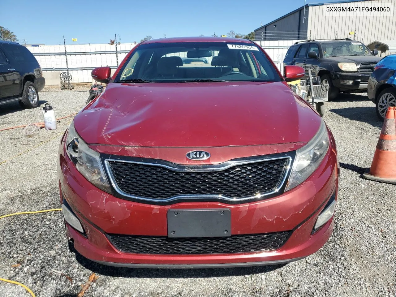 2015 Kia Optima Lx VIN: 5XXGM4A71FG494060 Lot: 77089804