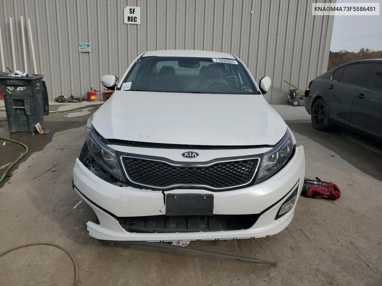 2015 Kia Optima Lx VIN: KNAGM4A73F5586451 Lot: 77092064