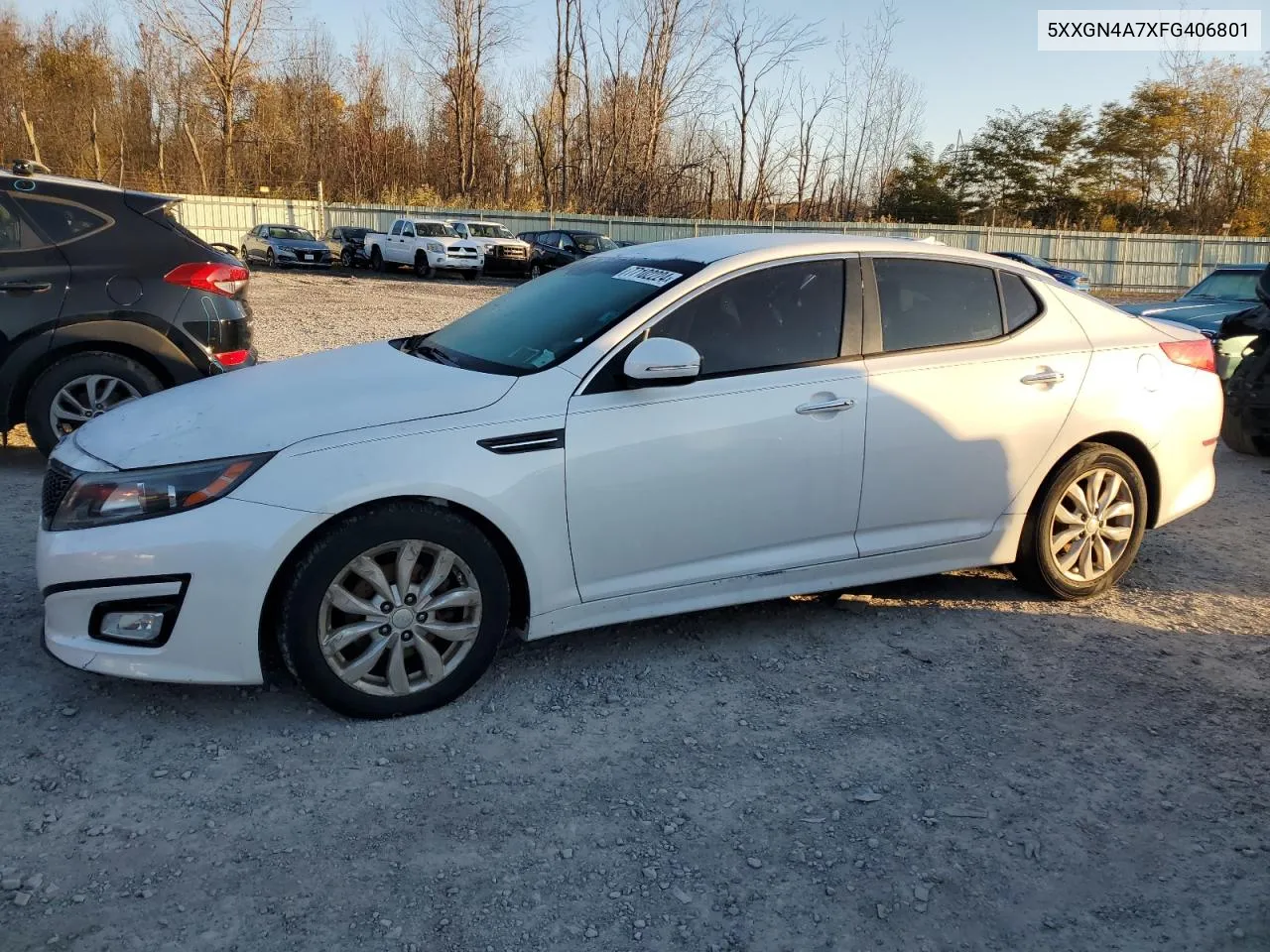 2015 Kia Optima Ex VIN: 5XXGN4A7XFG406801 Lot: 77102224