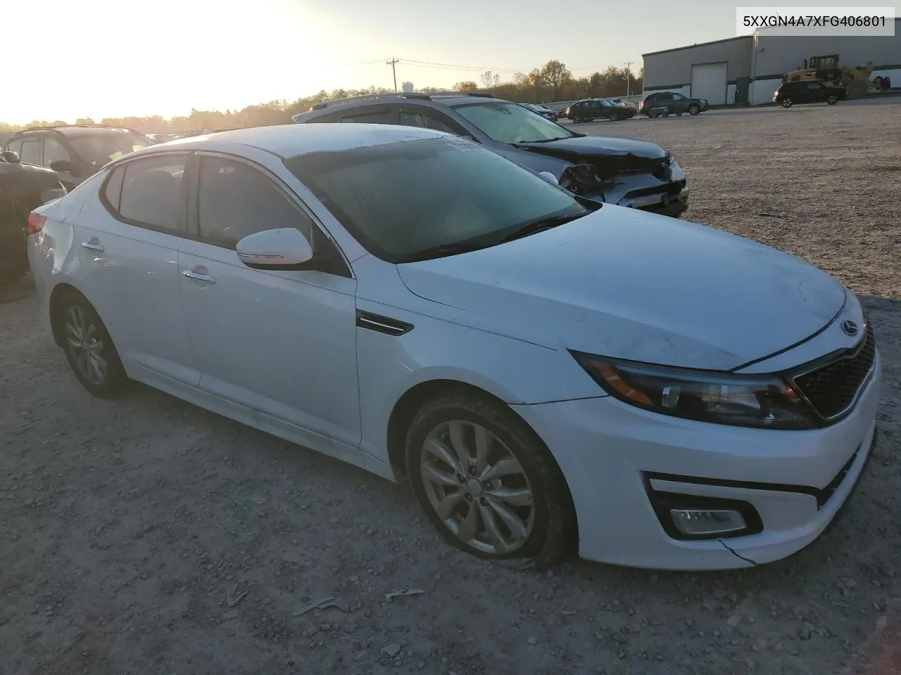 2015 Kia Optima Ex VIN: 5XXGN4A7XFG406801 Lot: 77102224