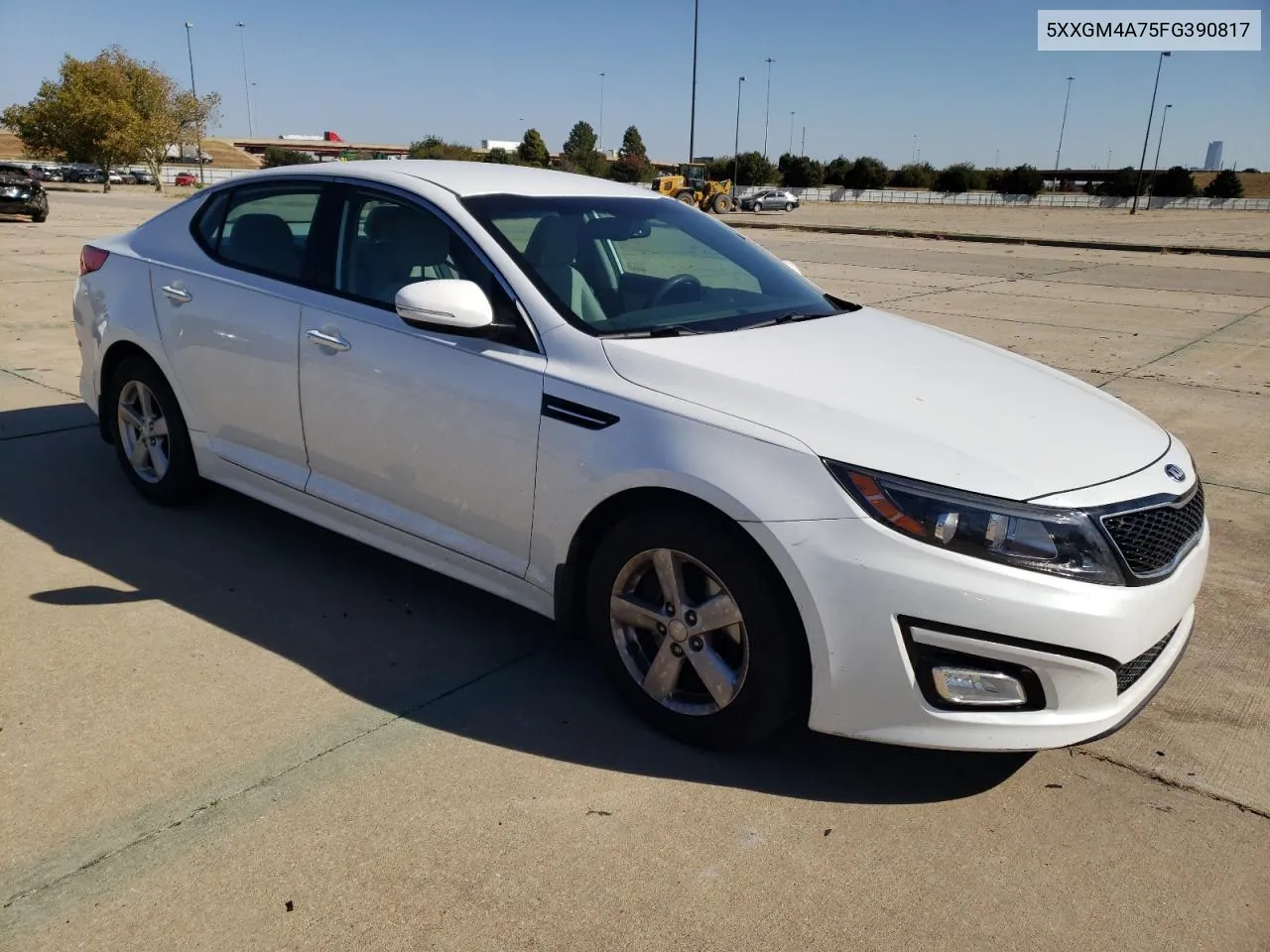 2015 Kia Optima Lx VIN: 5XXGM4A75FG390817 Lot: 77175414