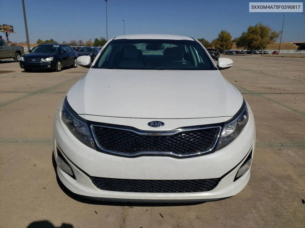 2015 Kia Optima Lx VIN: 5XXGM4A75FG390817 Lot: 77175414