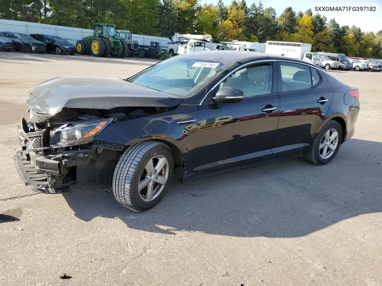 2015 Kia Optima Lx VIN: 5XXGM4A71FG397182 Lot: 77185794