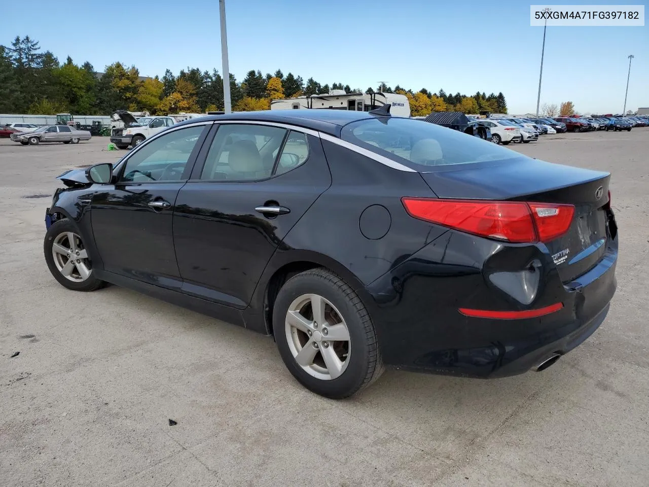 2015 Kia Optima Lx VIN: 5XXGM4A71FG397182 Lot: 77185794