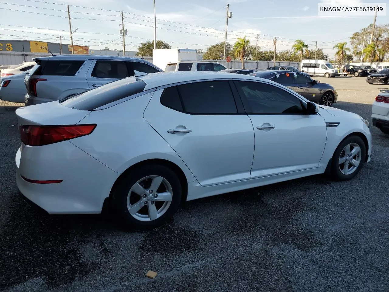 2015 Kia Optima Lx VIN: KNAGM4A77F5639149 Lot: 77191574