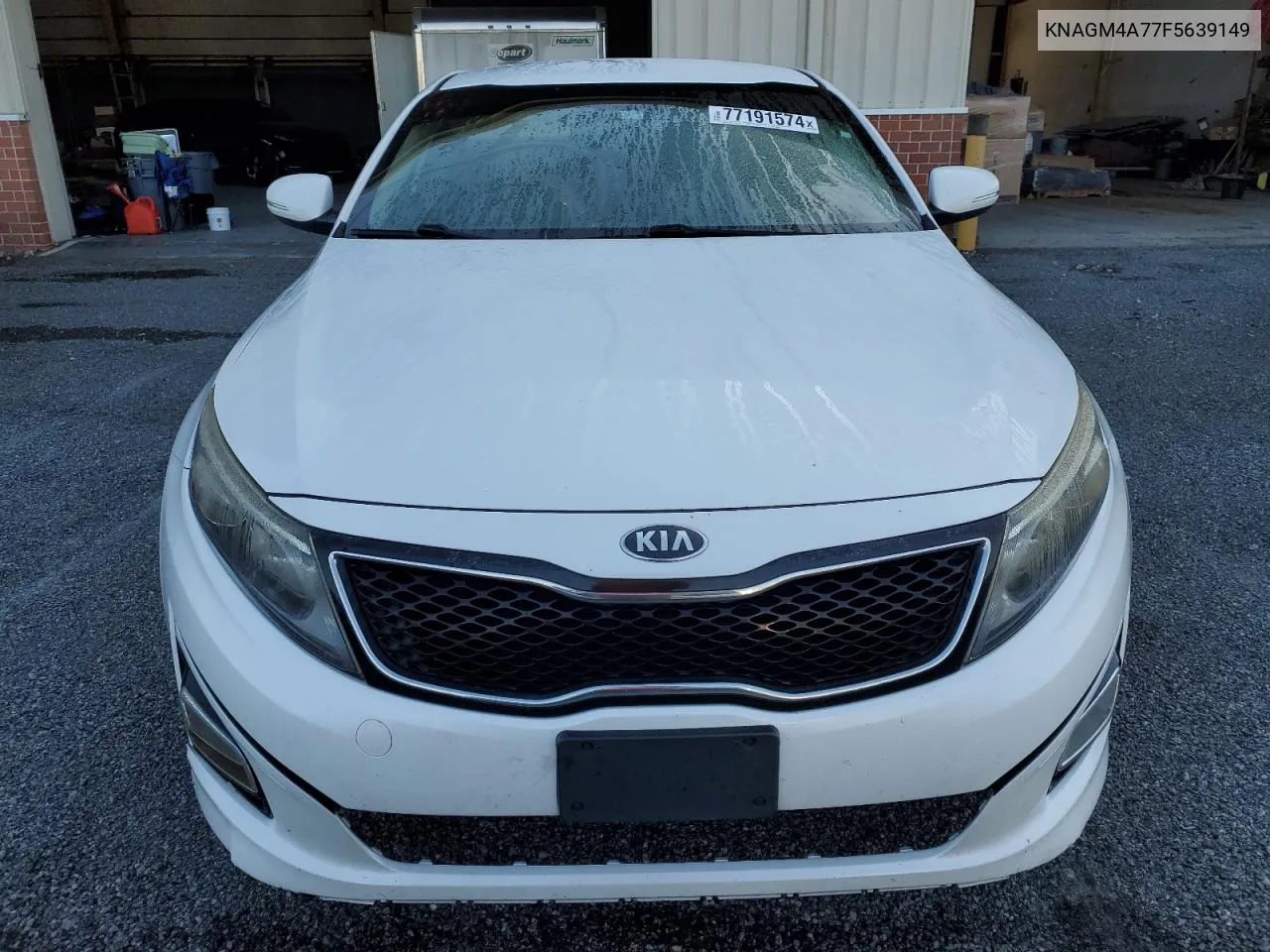 2015 Kia Optima Lx VIN: KNAGM4A77F5639149 Lot: 77191574