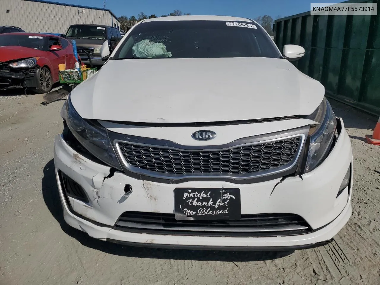 2015 Kia Optima Lx VIN: KNAGM4A77F5573914 Lot: 77206024