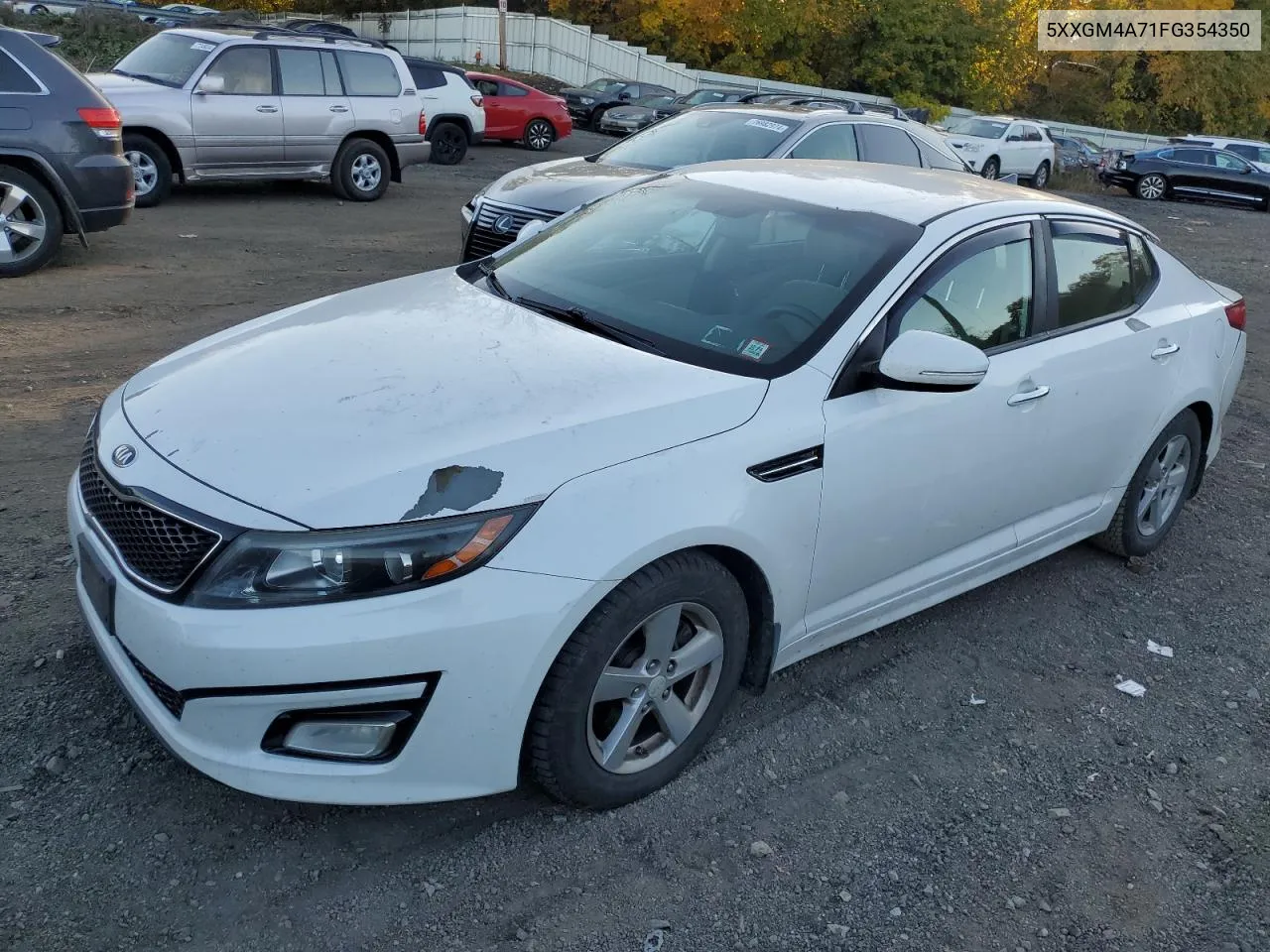 2015 Kia Optima Lx VIN: 5XXGM4A71FG354350 Lot: 77233504