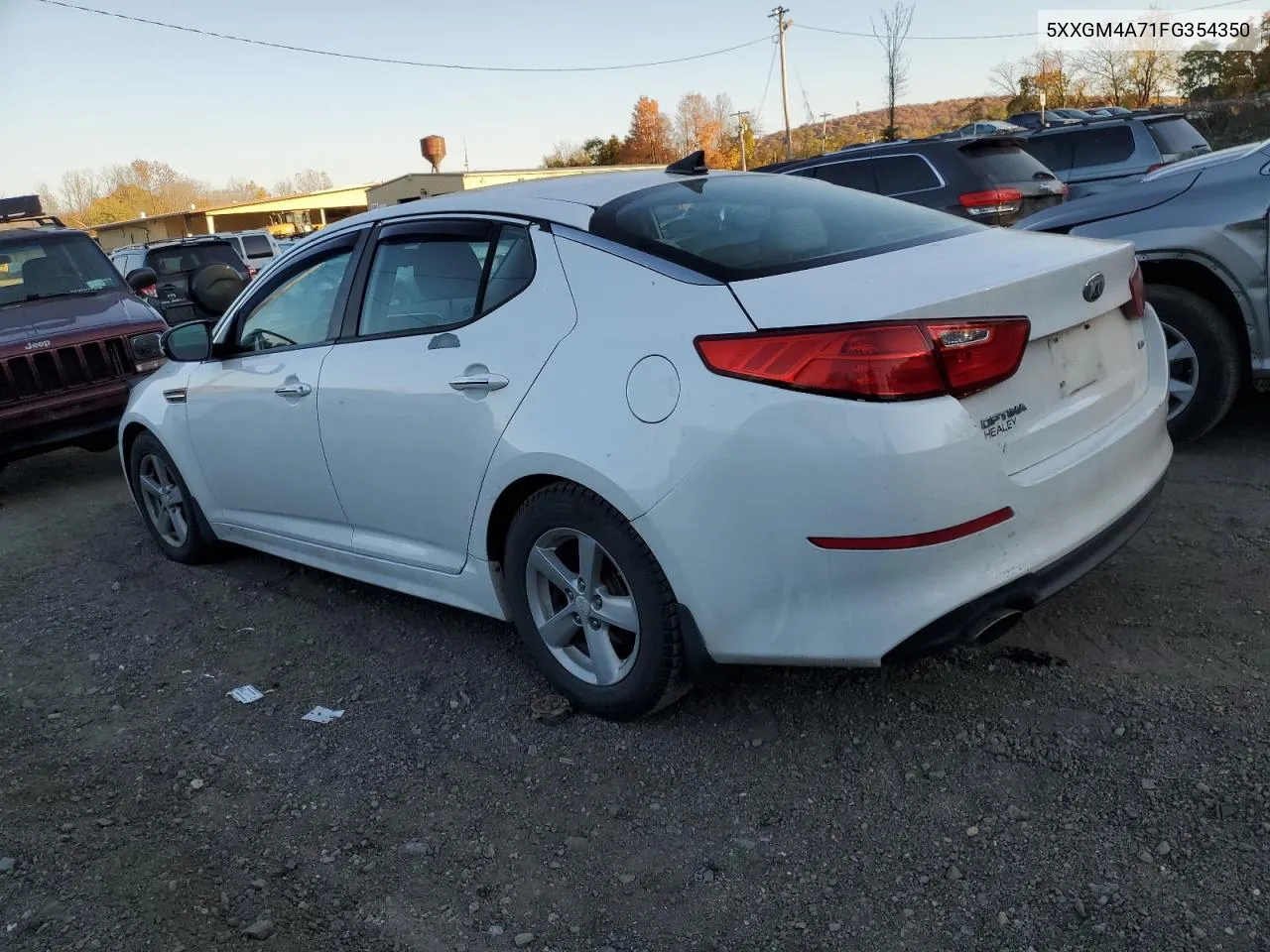 2015 Kia Optima Lx VIN: 5XXGM4A71FG354350 Lot: 77233504