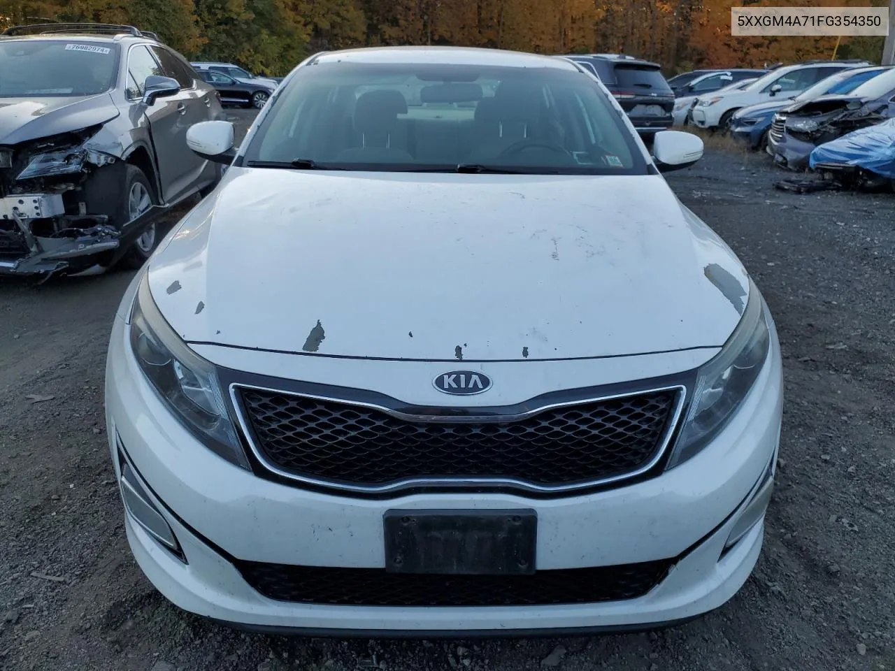 2015 Kia Optima Lx VIN: 5XXGM4A71FG354350 Lot: 77233504