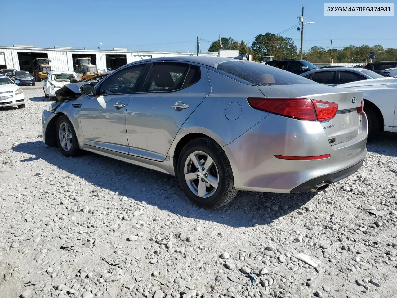 2015 Kia Optima Lx VIN: 5XXGM4A70FG374931 Lot: 77252464