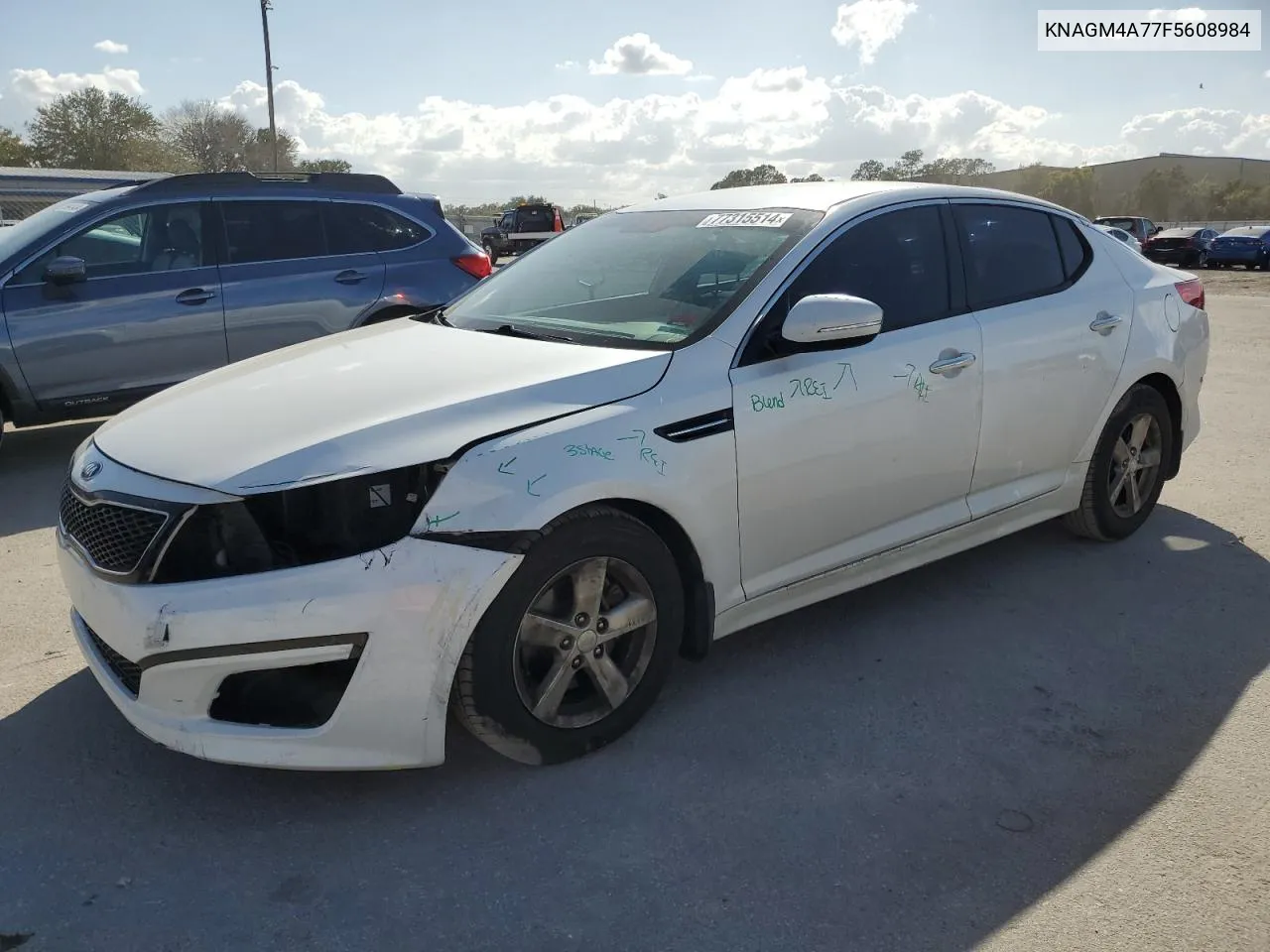 2015 Kia Optima Lx VIN: KNAGM4A77F5608984 Lot: 77315514