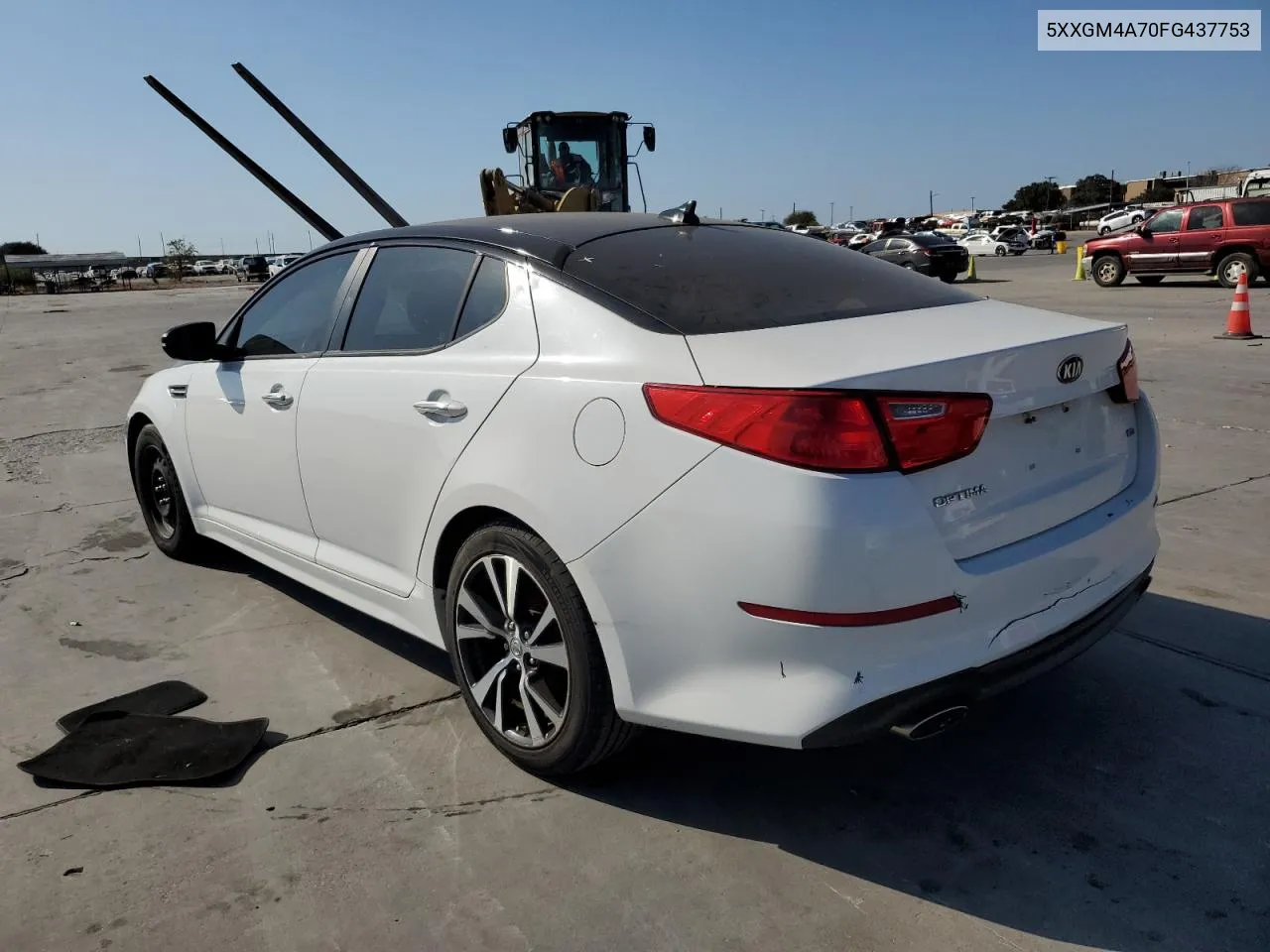 2015 Kia Optima Lx VIN: 5XXGM4A70FG437753 Lot: 77393434