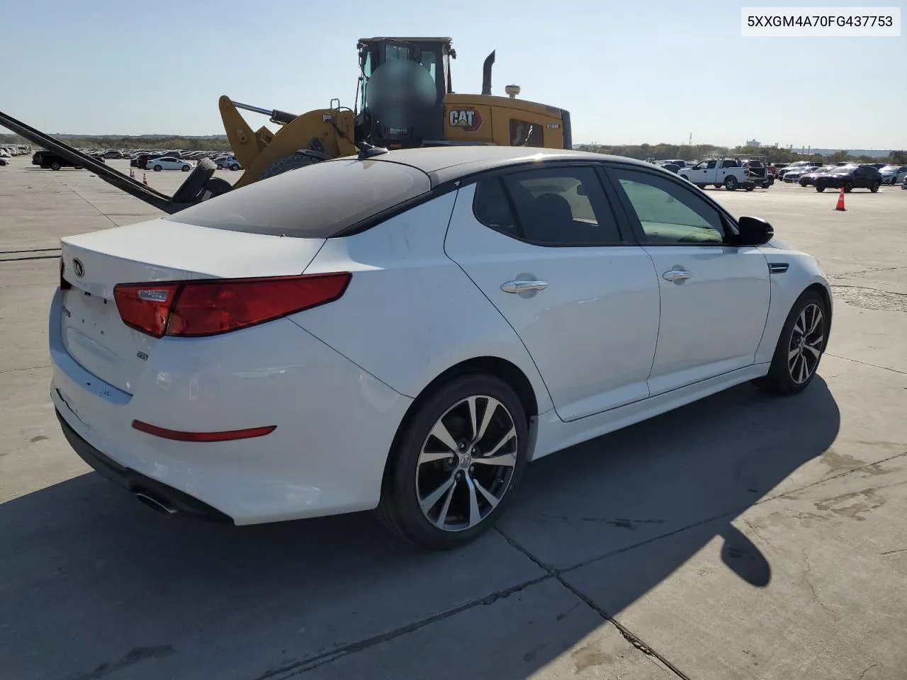 2015 Kia Optima Lx VIN: 5XXGM4A70FG437753 Lot: 77393434