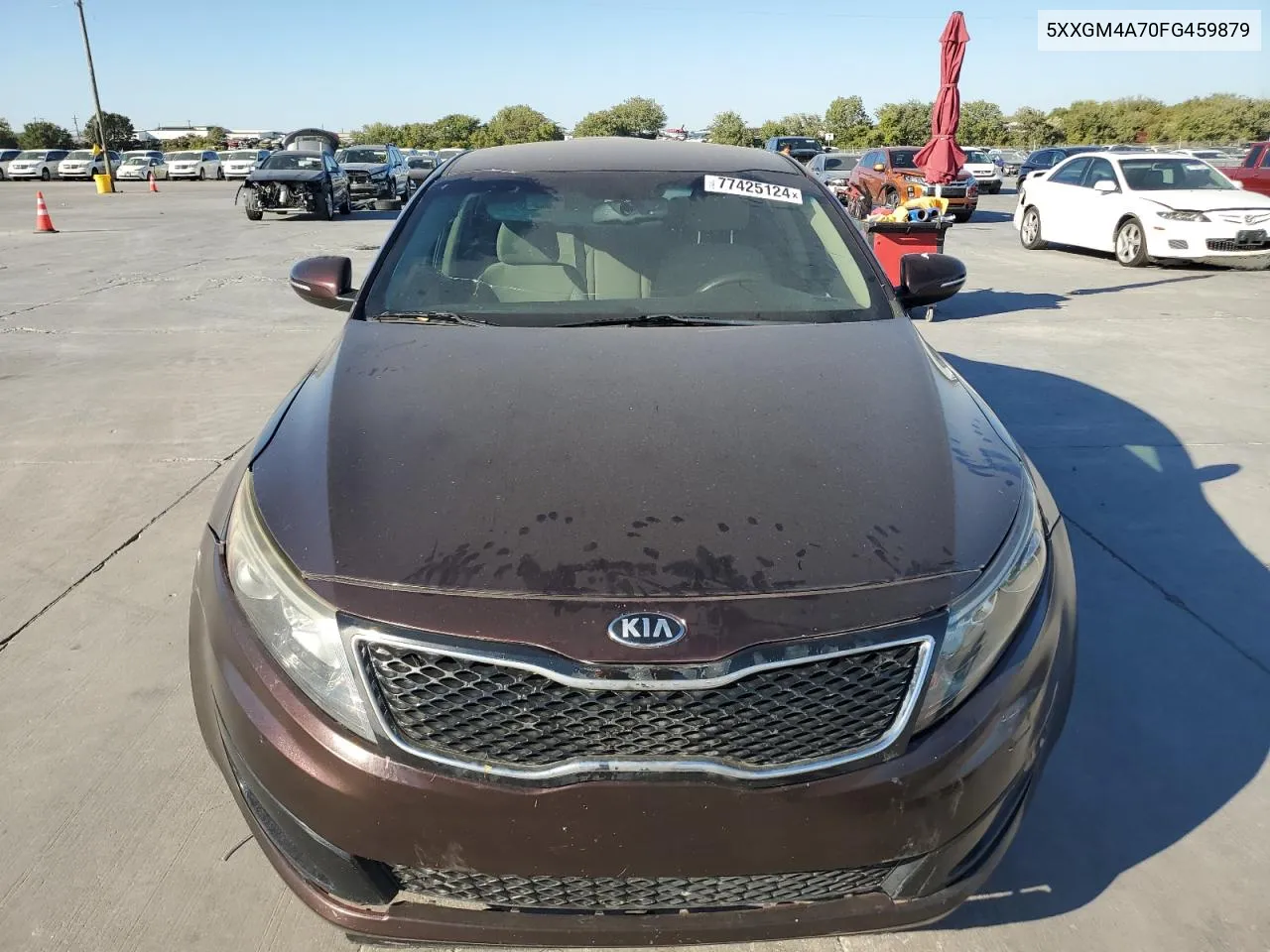 2015 Kia Optima Lx VIN: 5XXGM4A70FG459879 Lot: 77425124