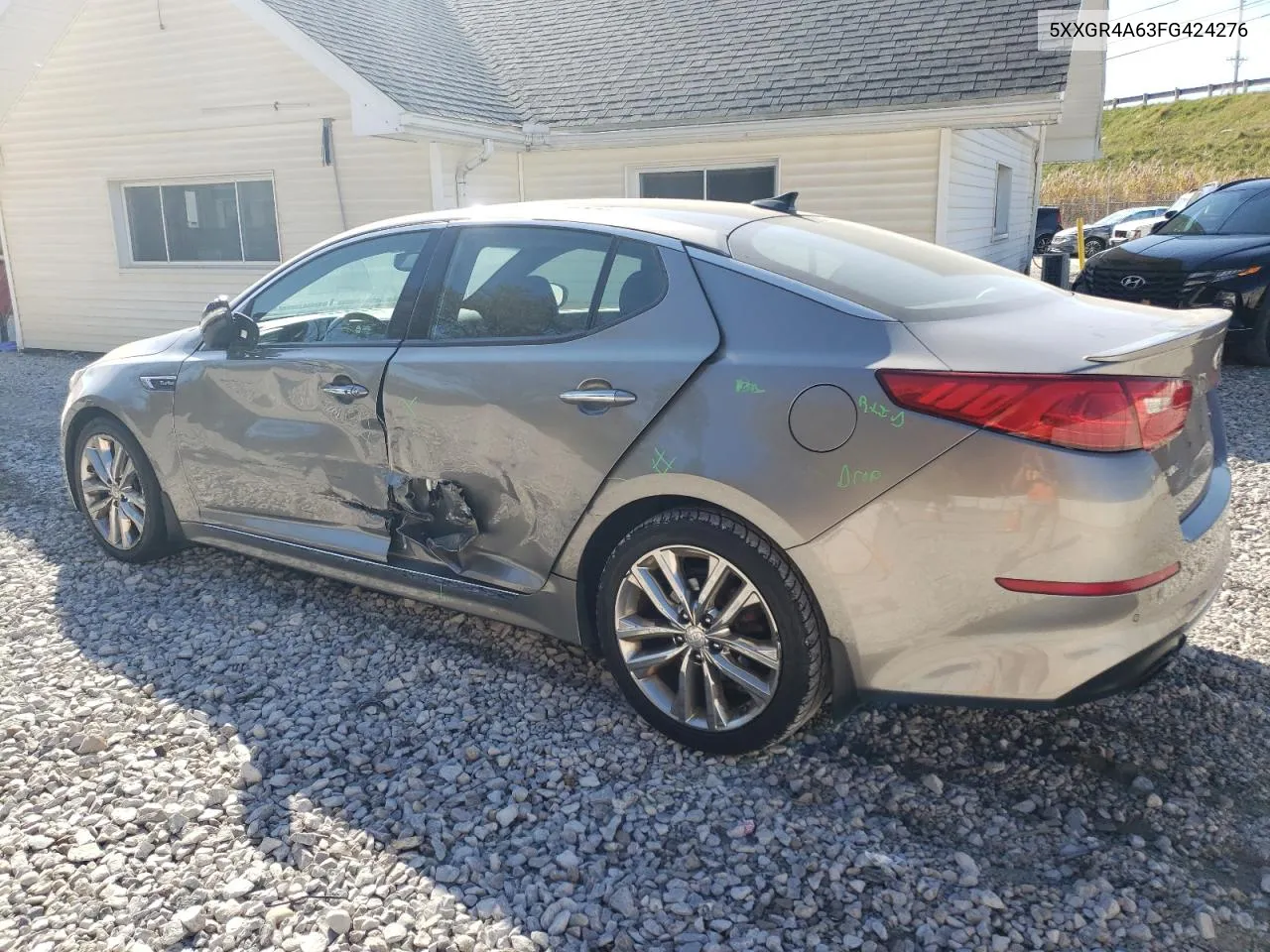 2015 Kia Optima Sx VIN: 5XXGR4A63FG424276 Lot: 77525304