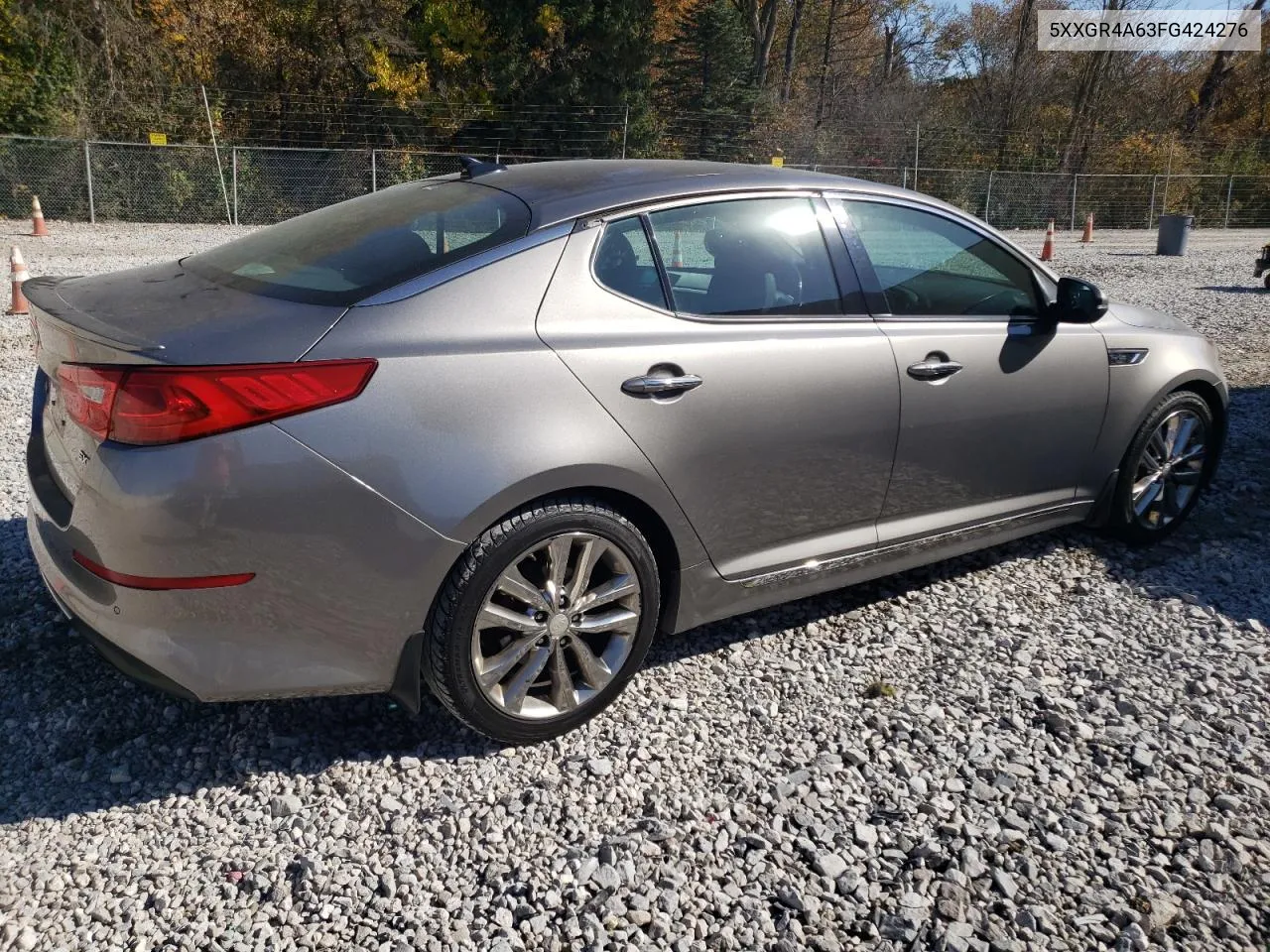 2015 Kia Optima Sx VIN: 5XXGR4A63FG424276 Lot: 77525304