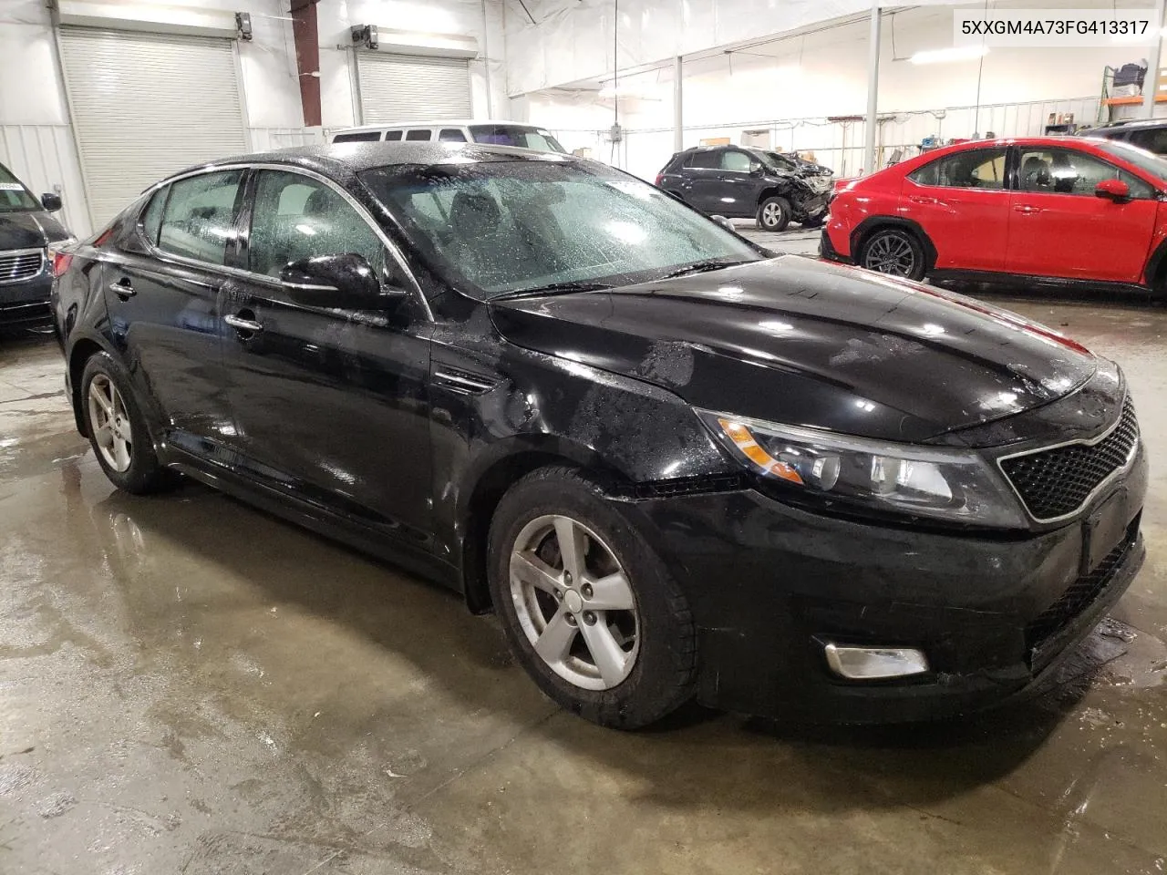 2015 Kia Optima Lx VIN: 5XXGM4A73FG413317 Lot: 77612454