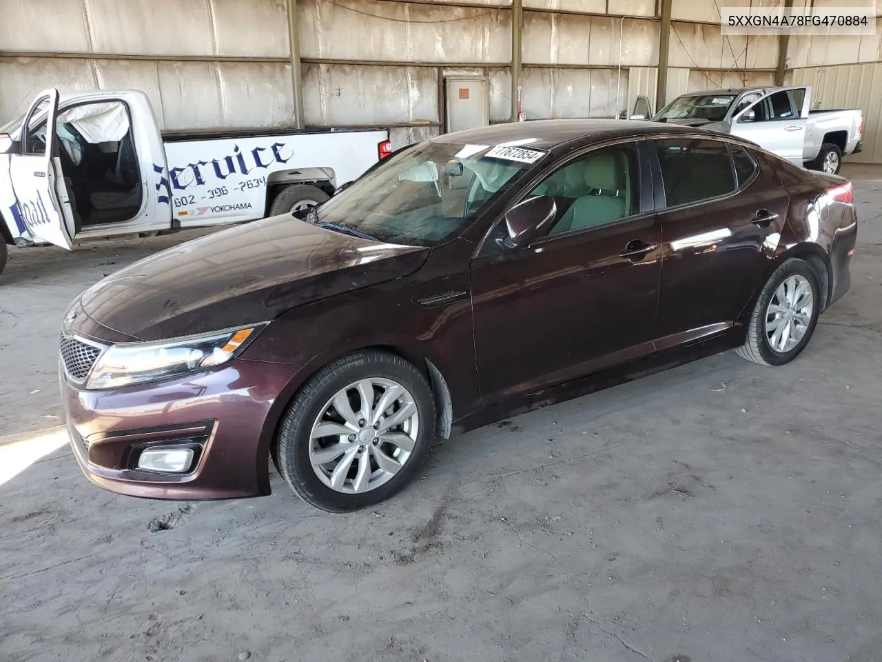 2015 Kia Optima Ex VIN: 5XXGN4A78FG470884 Lot: 77672854