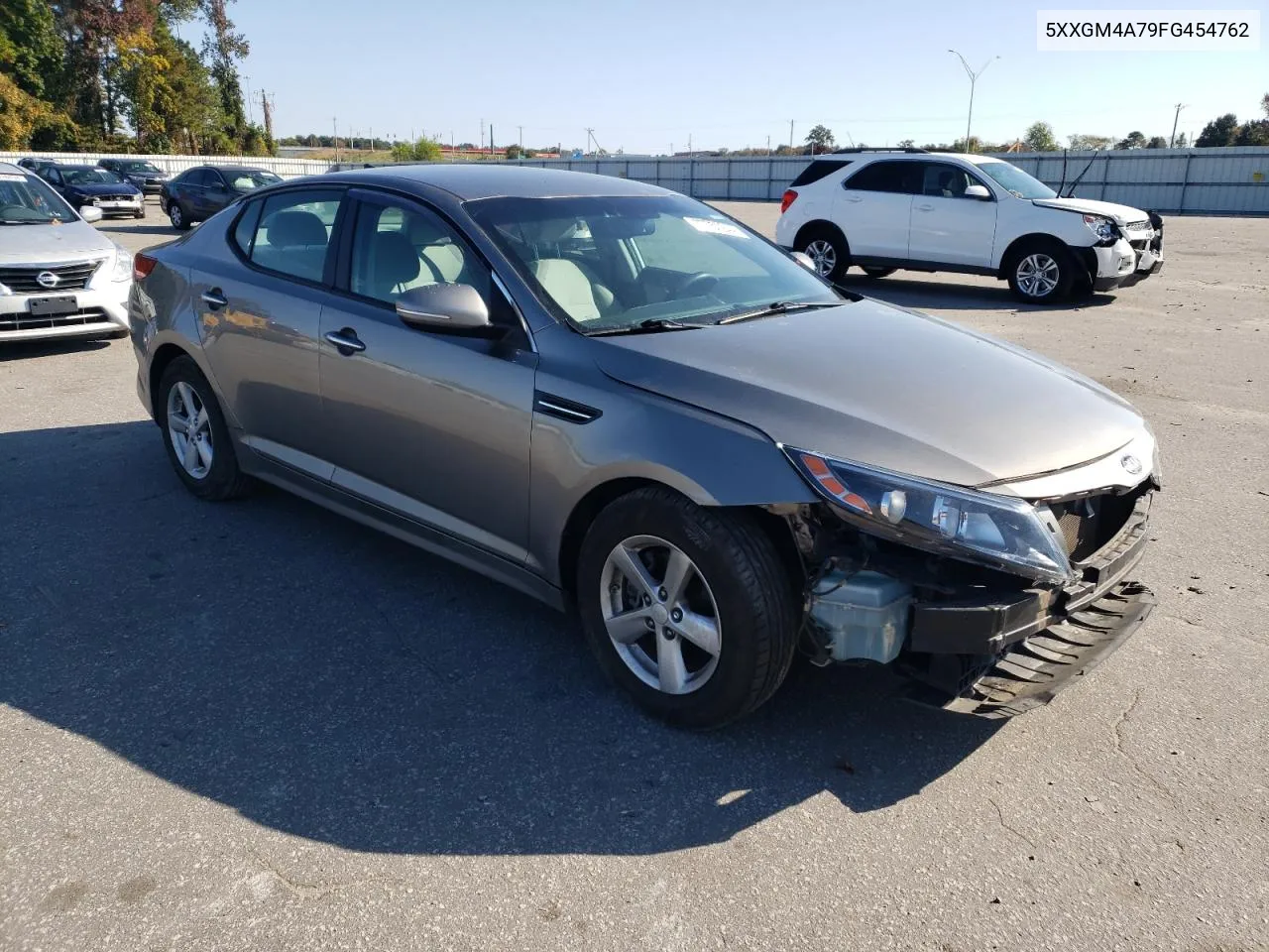 2015 Kia Optima Lx VIN: 5XXGM4A79FG454762 Lot: 77757244