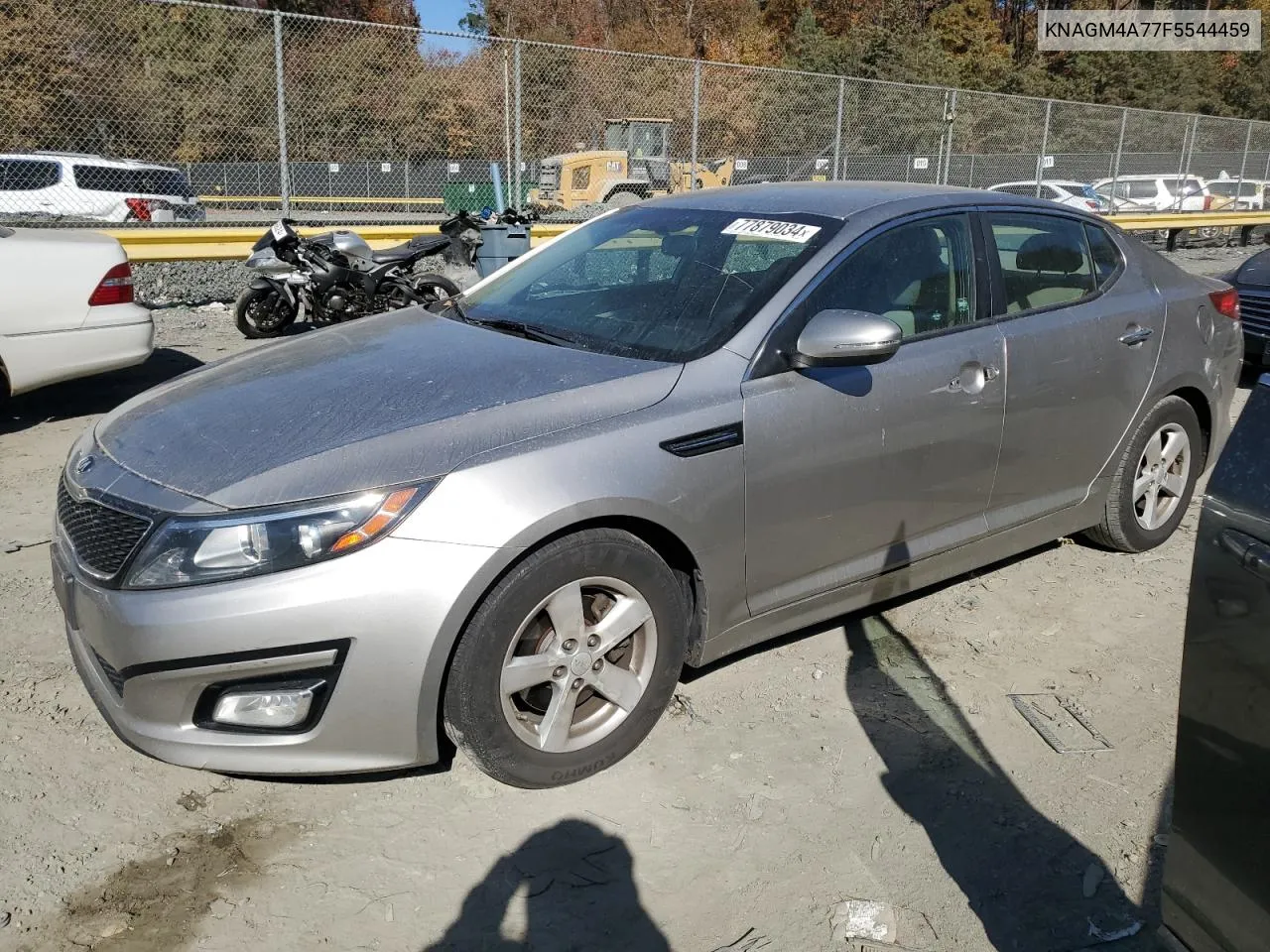 2015 Kia Optima Lx VIN: KNAGM4A77F5544459 Lot: 77879034