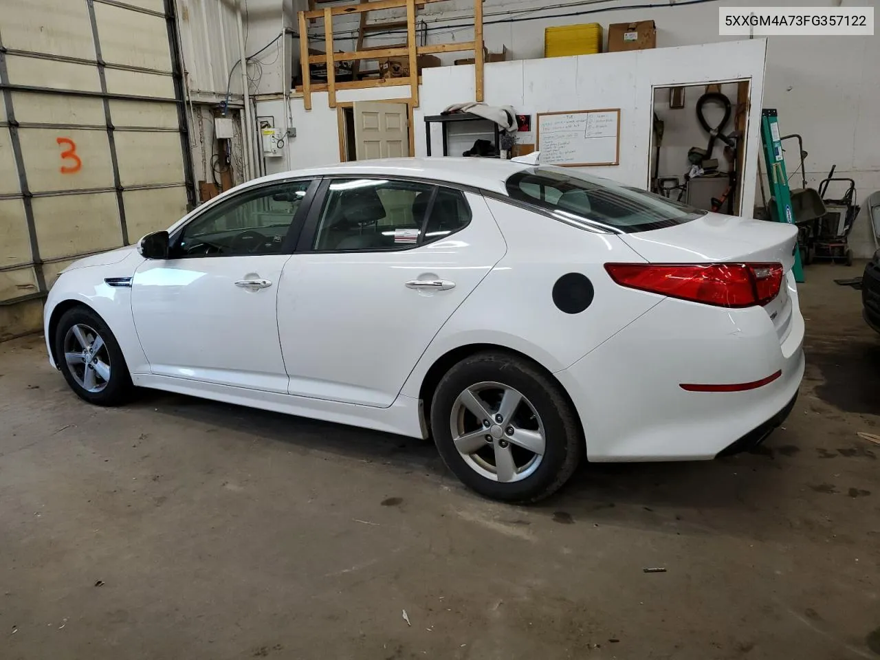 2015 Kia Optima Lx VIN: 5XXGM4A73FG357122 Lot: 77899264