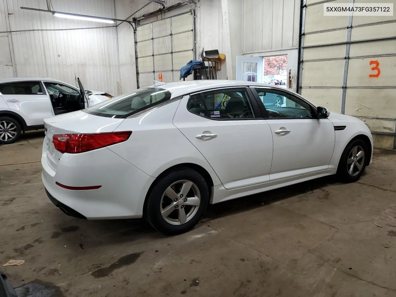 2015 Kia Optima Lx VIN: 5XXGM4A73FG357122 Lot: 77899264