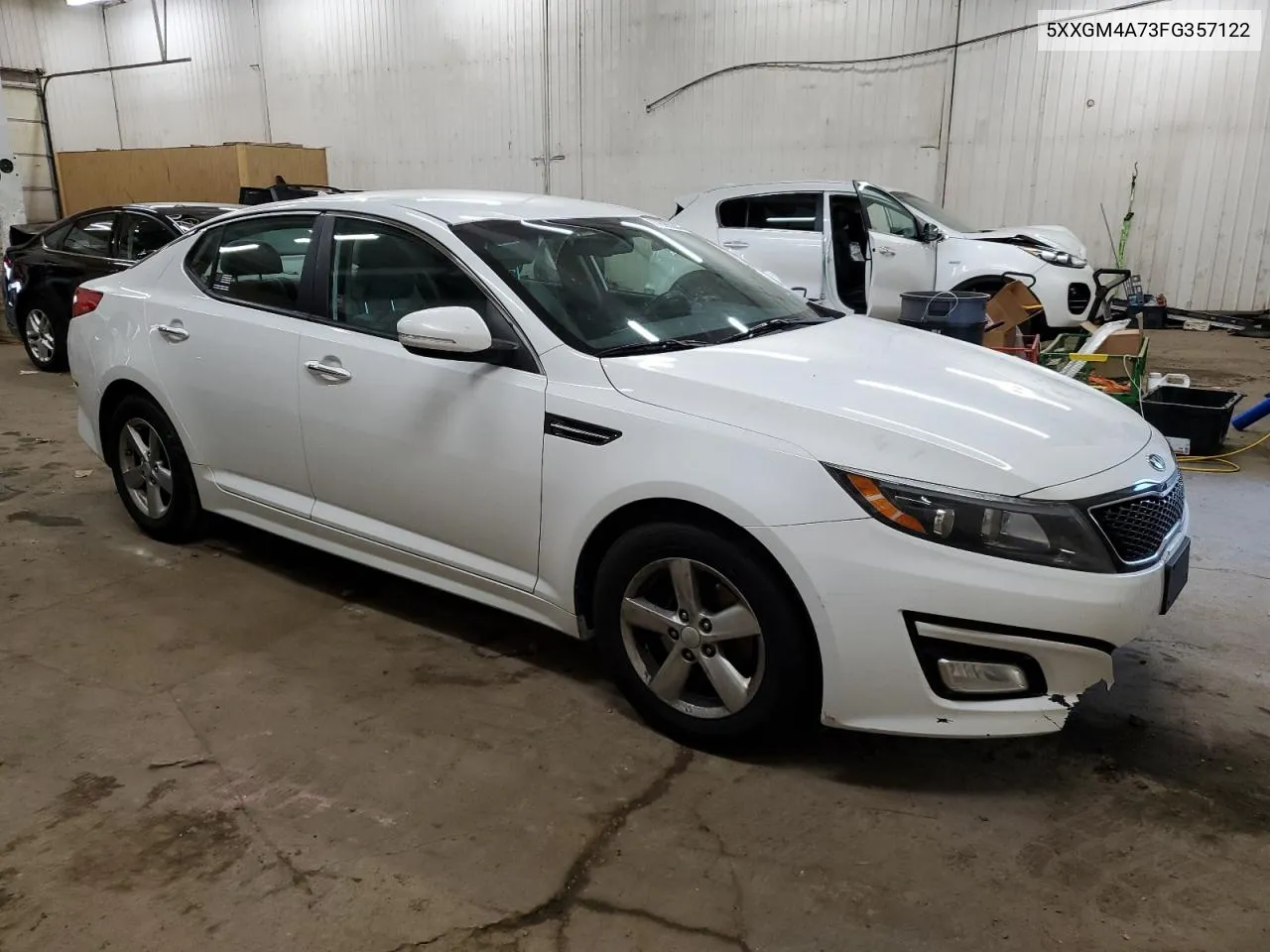 2015 Kia Optima Lx VIN: 5XXGM4A73FG357122 Lot: 77899264