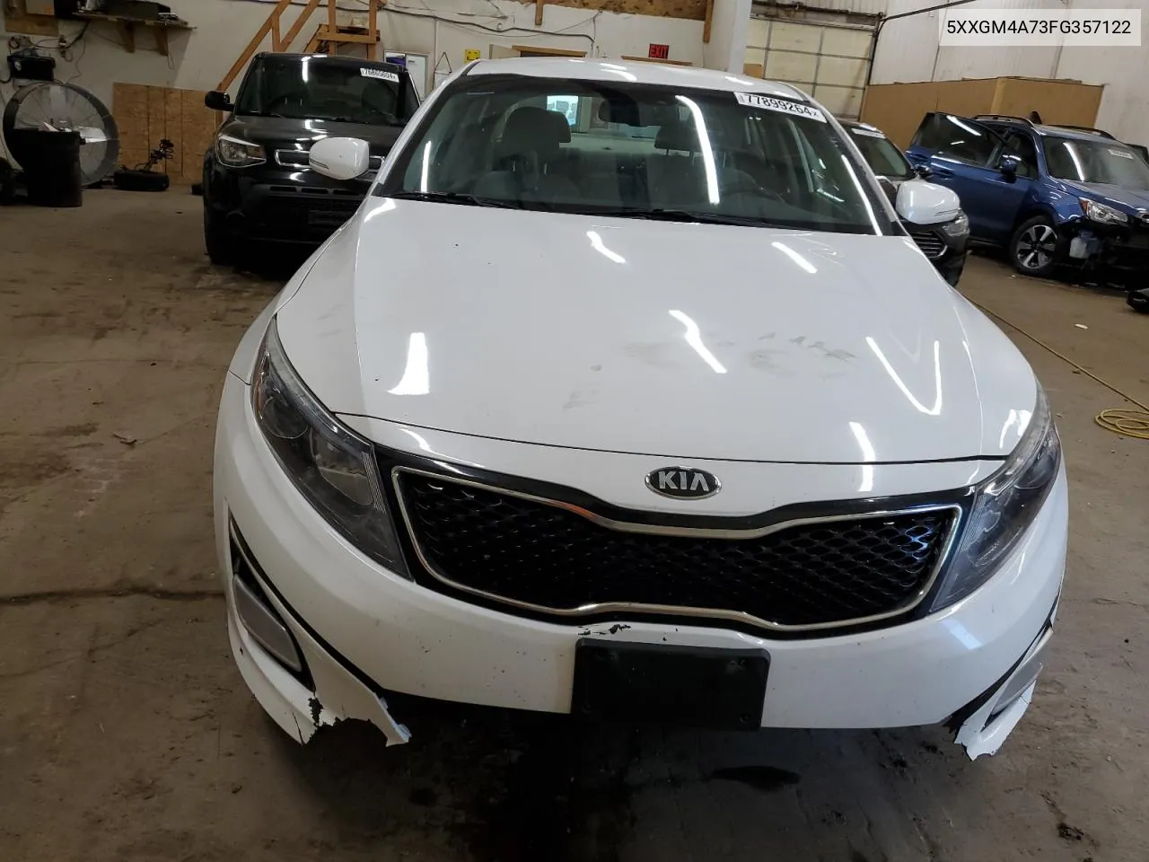 2015 Kia Optima Lx VIN: 5XXGM4A73FG357122 Lot: 77899264