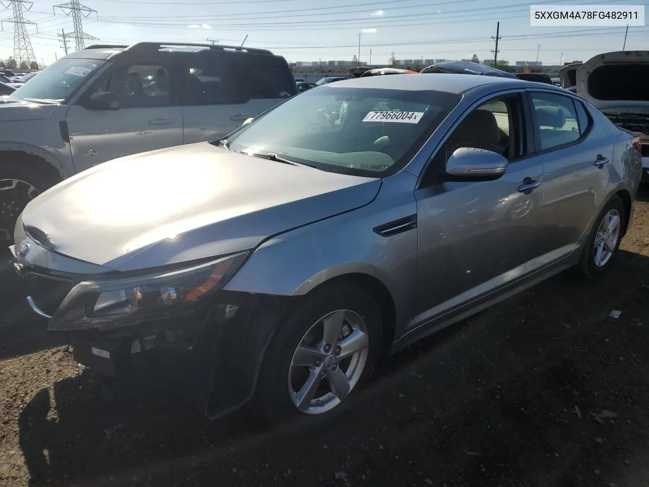 5XXGM4A78FG482911 2015 Kia Optima Lx