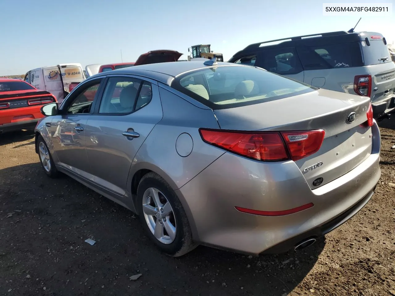 5XXGM4A78FG482911 2015 Kia Optima Lx