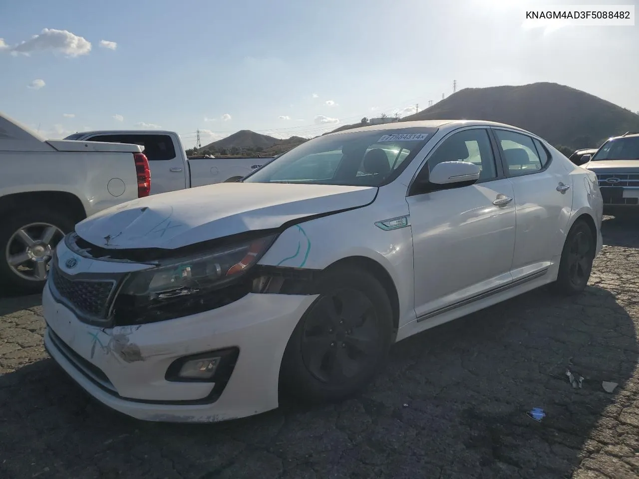 2015 Kia Optima Hybrid VIN: KNAGM4AD3F5088482 Lot: 77984314