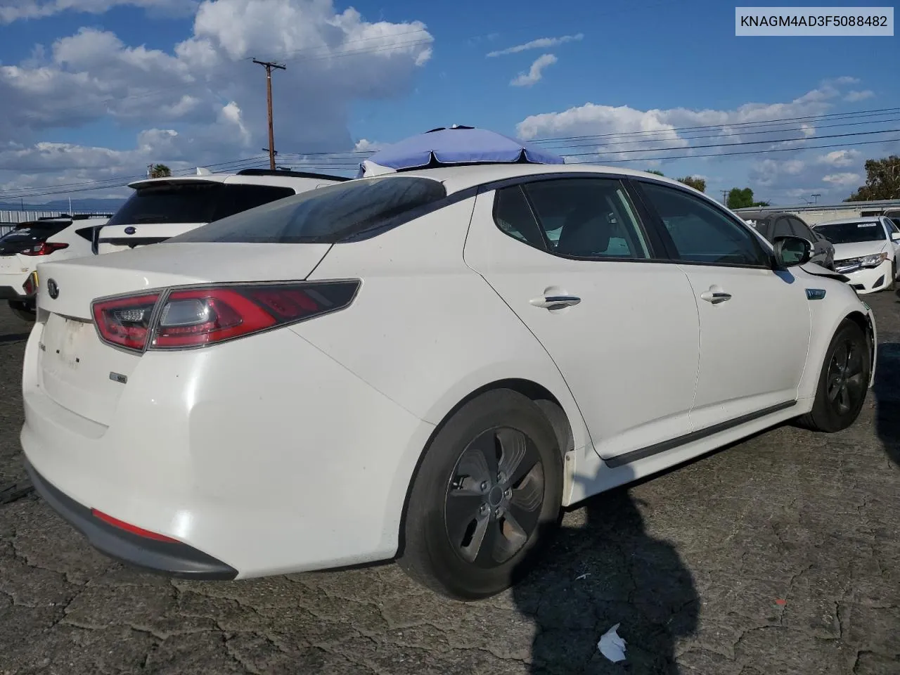 2015 Kia Optima Hybrid VIN: KNAGM4AD3F5088482 Lot: 77984314