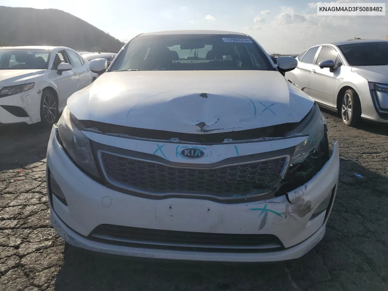 2015 Kia Optima Hybrid VIN: KNAGM4AD3F5088482 Lot: 77984314