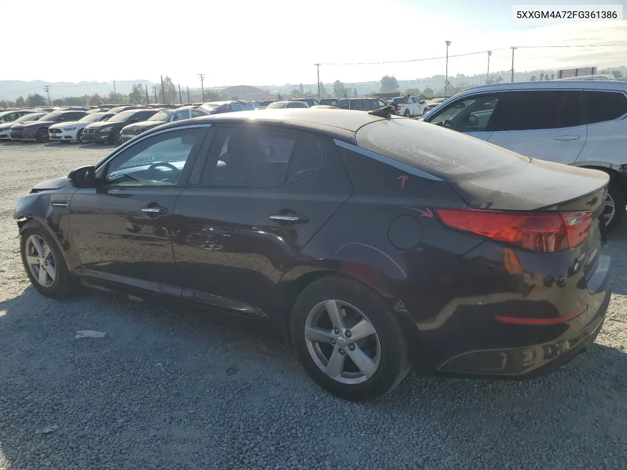 5XXGM4A72FG361386 2015 Kia Optima Lx