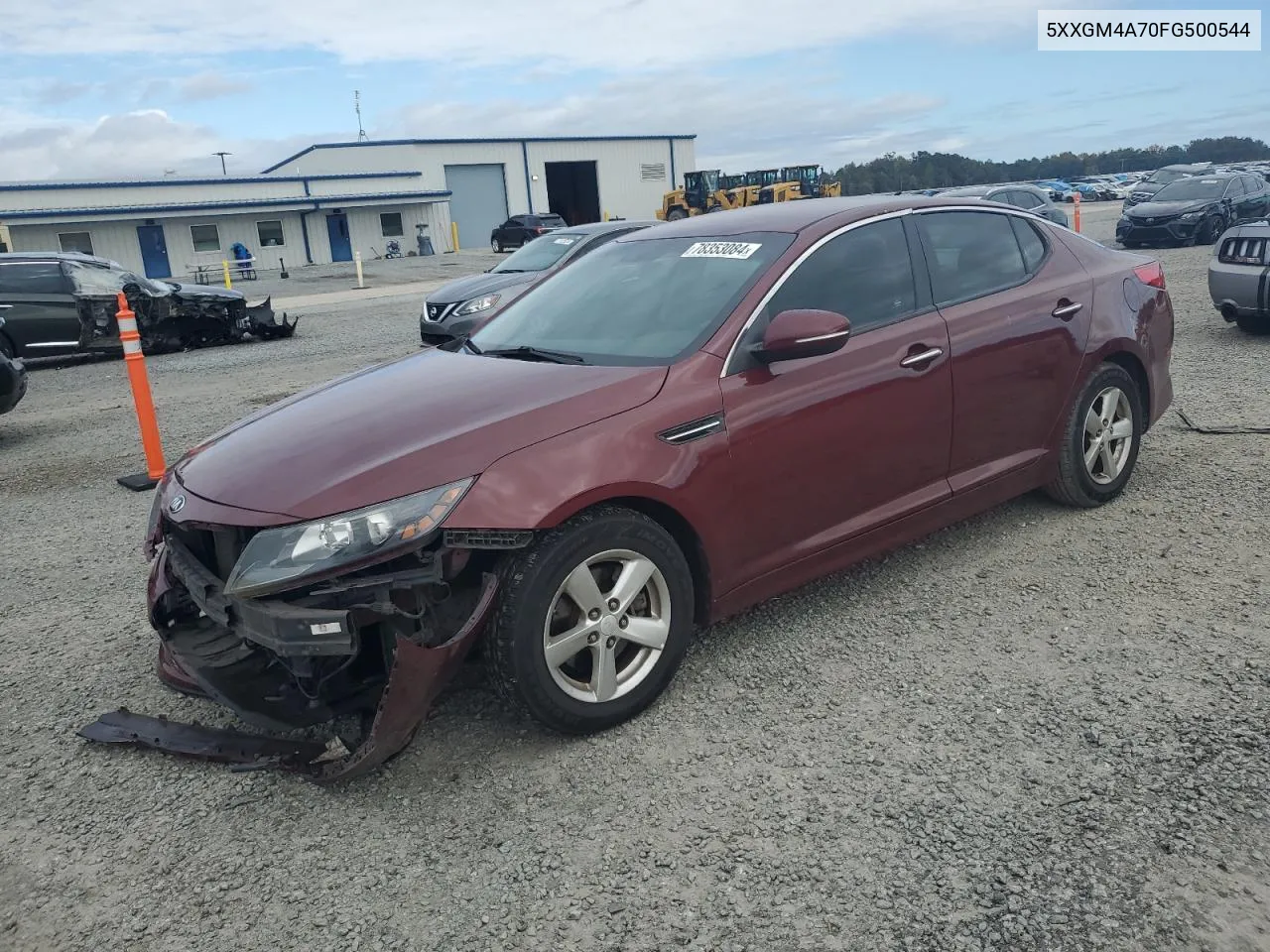 2015 Kia Optima Lx VIN: 5XXGM4A70FG500544 Lot: 78353084