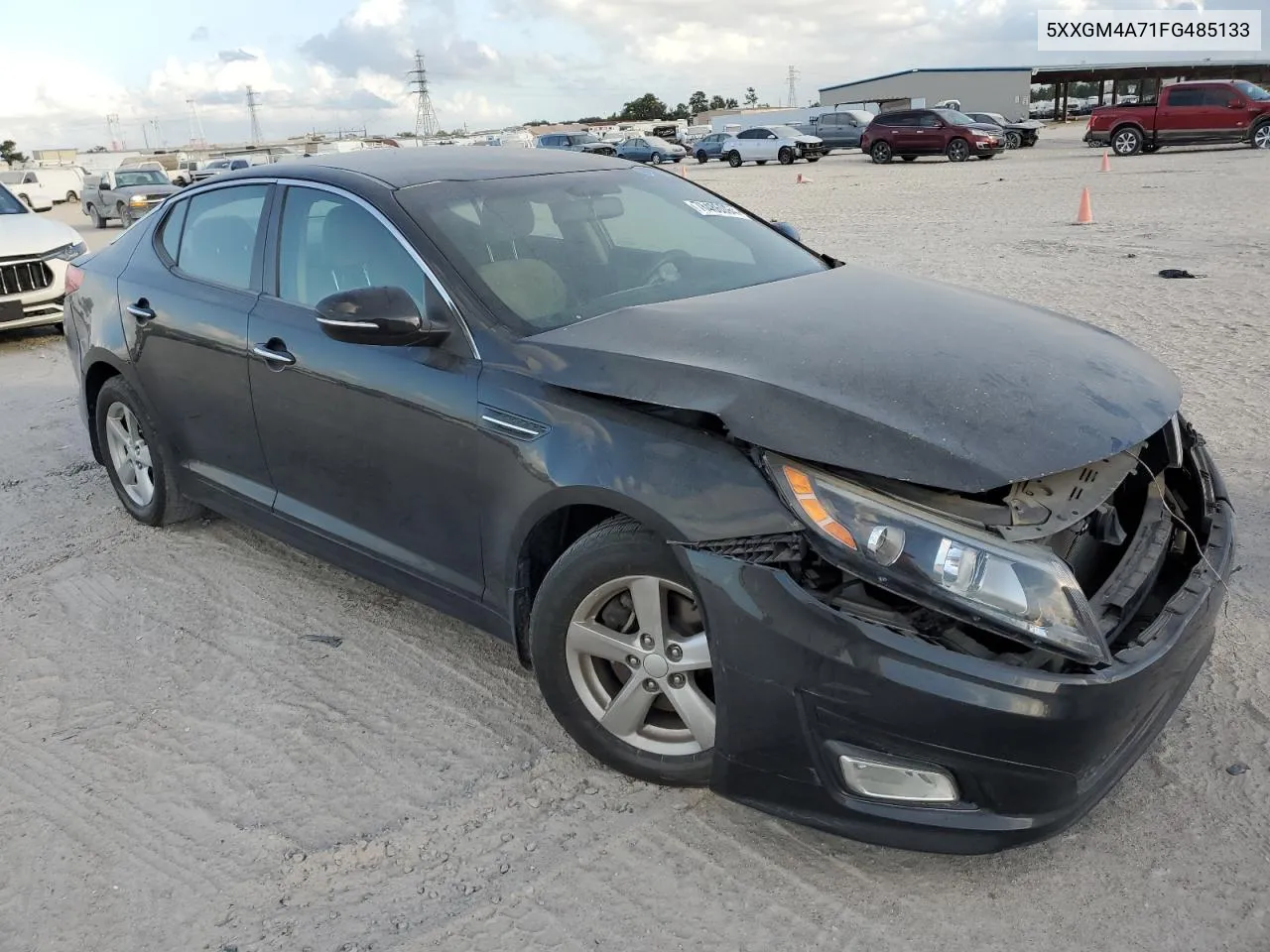 2015 Kia Optima Lx VIN: 5XXGM4A71FG485133 Lot: 78486094