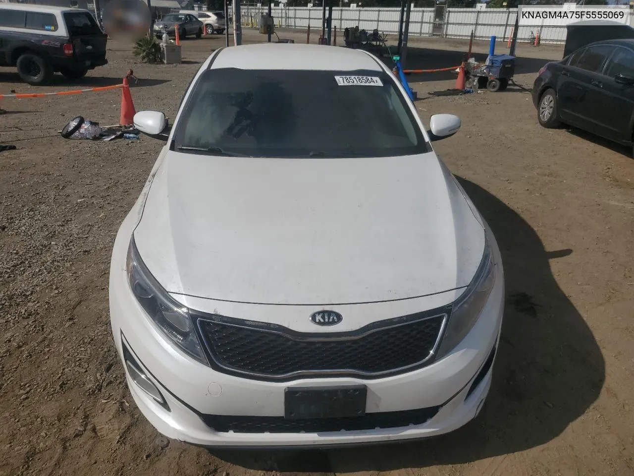 2015 Kia Optima Lx VIN: KNAGM4A75F5555069 Lot: 78518584