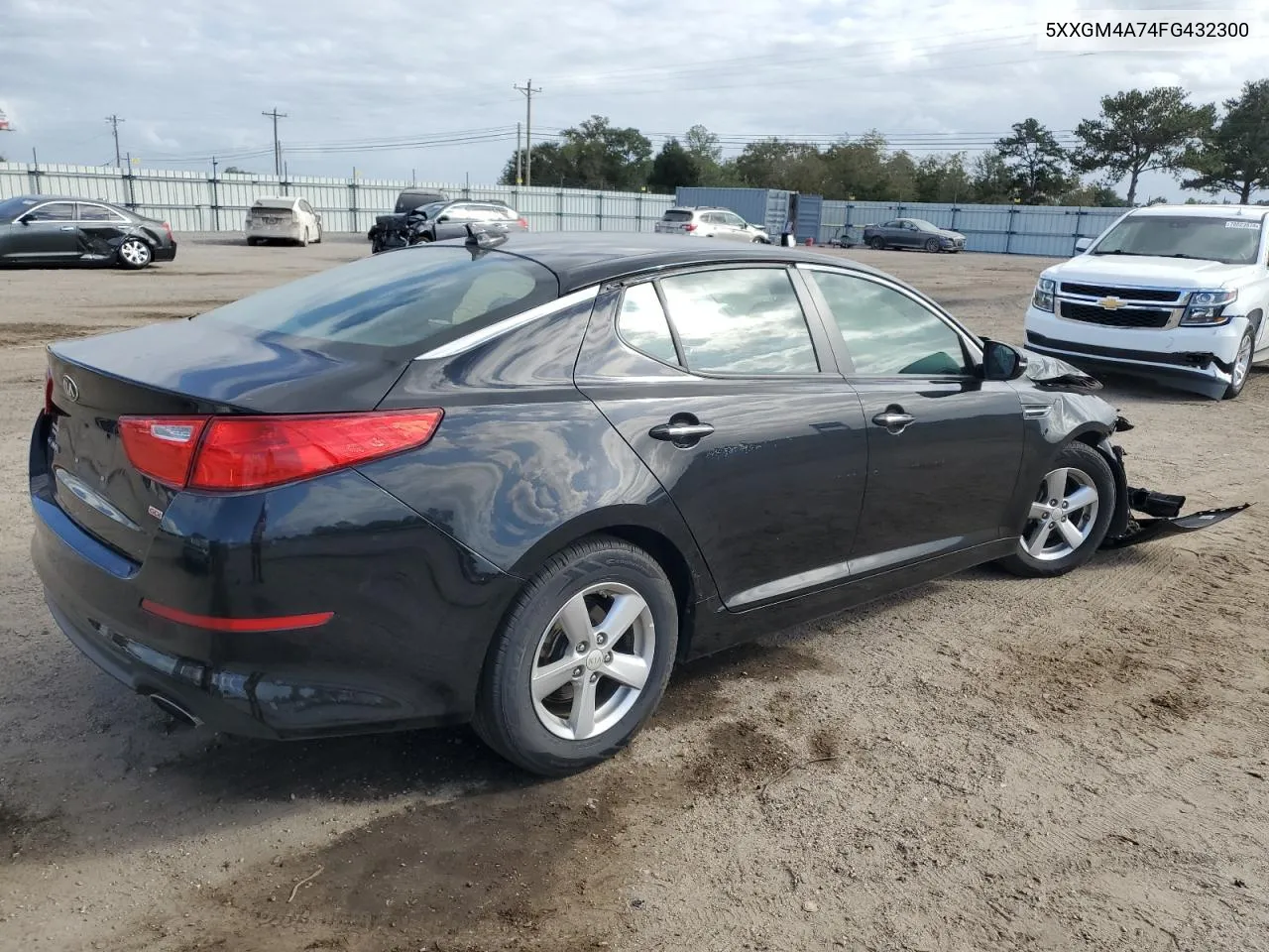 2015 Kia Optima Lx VIN: 5XXGM4A74FG432300 Lot: 78528074