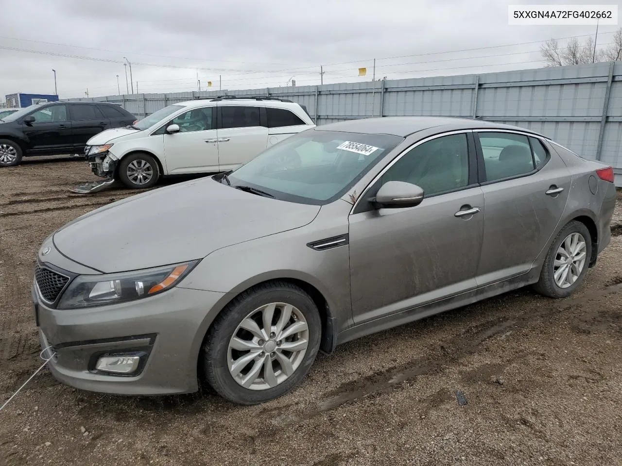 2015 Kia Optima Ex VIN: 5XXGN4A72FG402662 Lot: 78554064