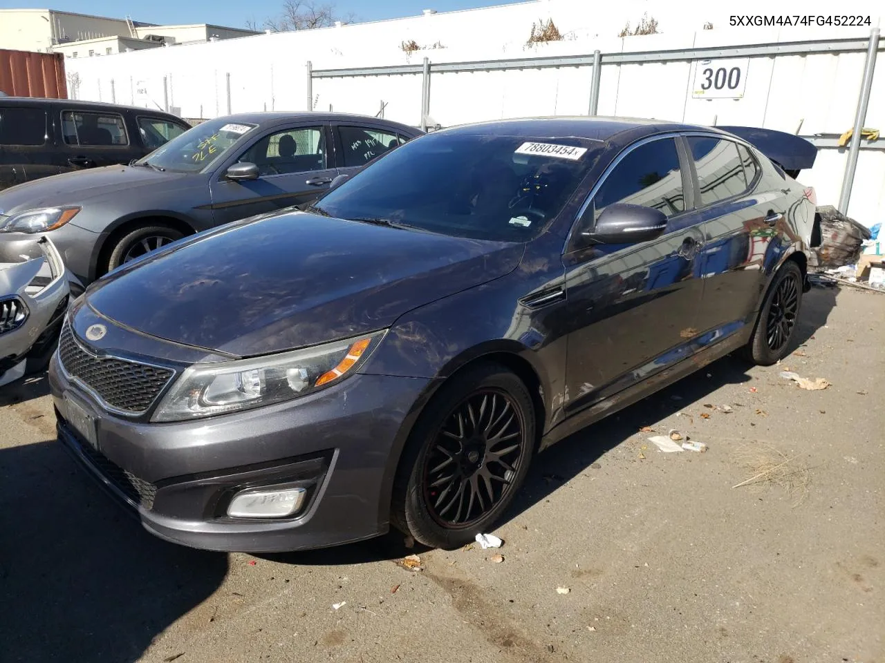 2015 Kia Optima Lx VIN: 5XXGM4A74FG452224 Lot: 78803454