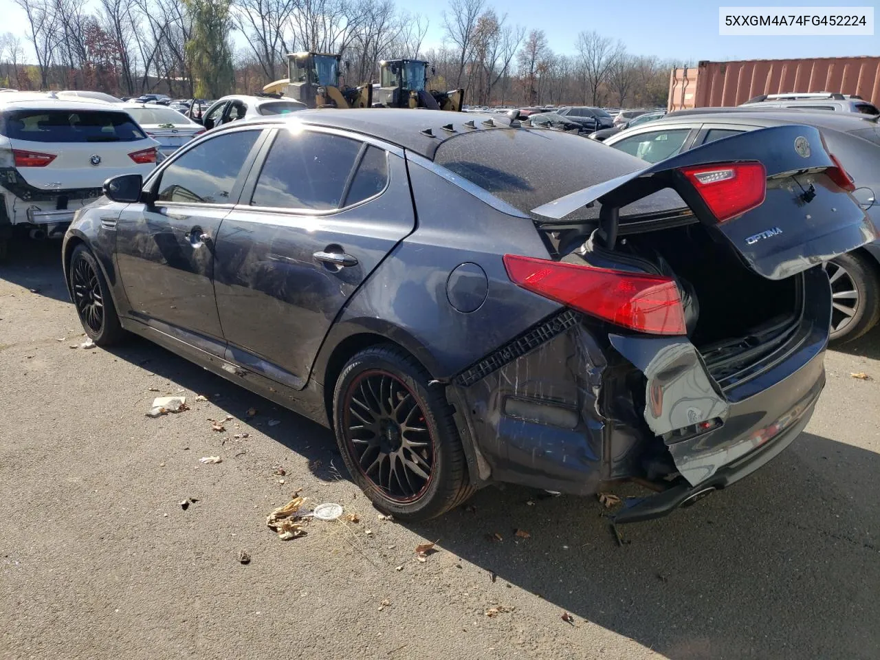 2015 Kia Optima Lx VIN: 5XXGM4A74FG452224 Lot: 78803454