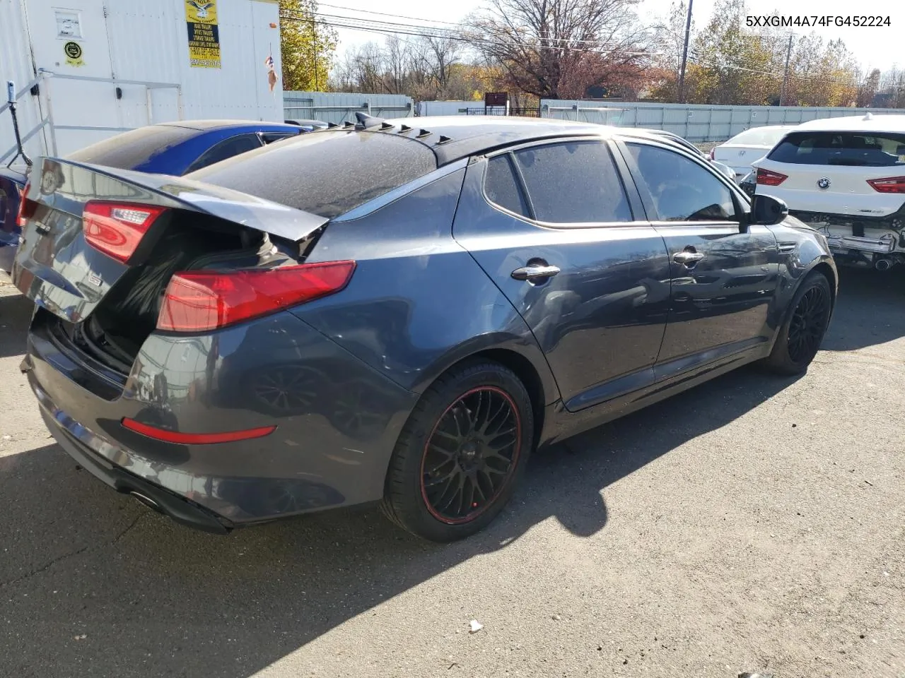 2015 Kia Optima Lx VIN: 5XXGM4A74FG452224 Lot: 78803454