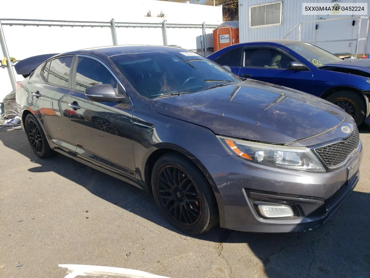 2015 Kia Optima Lx VIN: 5XXGM4A74FG452224 Lot: 78803454