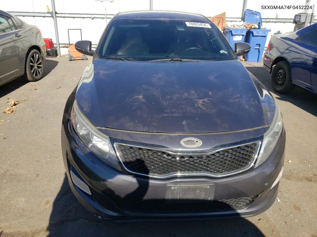 2015 Kia Optima Lx VIN: 5XXGM4A74FG452224 Lot: 78803454