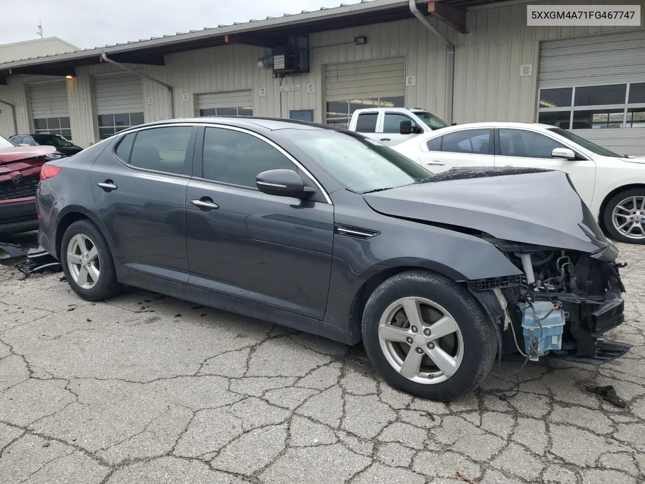 2015 Kia Optima Lx VIN: 5XXGM4A71FG467747 Lot: 79193134